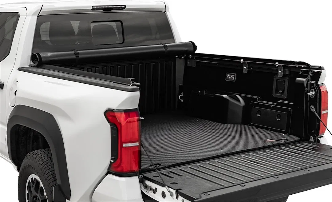 25010439 – ACCESS Bed Mat, Direct-Fit Without Raised Edges Polyester Gray Carpeted Tailgate Liner/ Mat Not Included